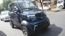 Veh&iacute;culo el&eacute;ctrico Quantum. ARCHIVO