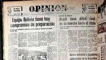 Una de las primeras ediciones de OPINIÓN, cuando se imprimía aún en tamaño estándar.  / ARCHIVO