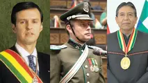 De izquierda a derecha, Jorge Quiroga, Edmand Lara y David Choquehuanca.  / ARCHIVO