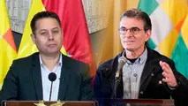 Edmand Lara, vicepresidente y Rodrigo Paz, presidente de Bolivia./ COMPOSICI&Oacute;N OPINI&Oacute;N