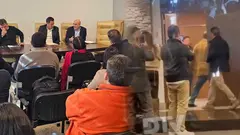 Paz asiste al di&aacute;logo convocado por Edmand Lara./ COMPOSICI&Oacute;N OPINI&Oacute;N
