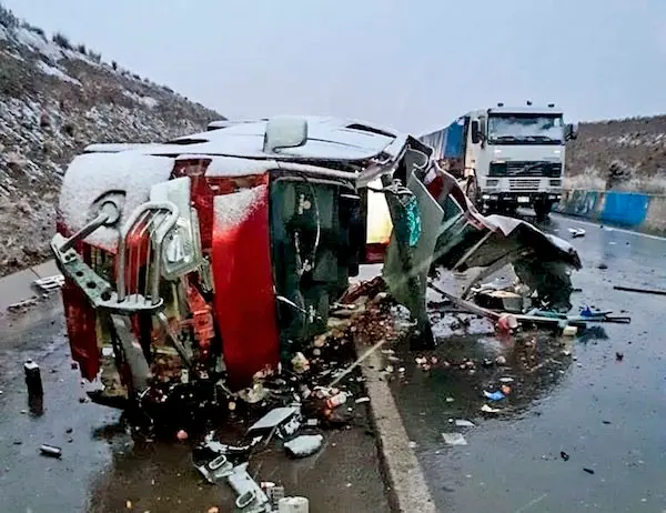 Foto ilustrativa de un accidente de tr&aacute;nsito. APG