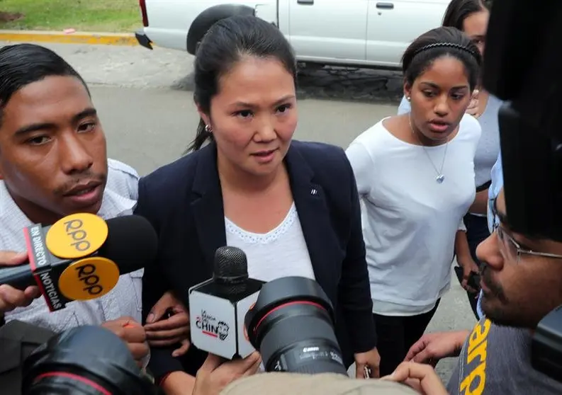 La candidata a la presidencia del Perú por el partido Fuerza Popular, Keiko Fujimori. ARCHIVO