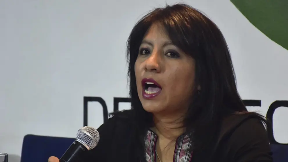 La exdefensora del Pueblo, Nadia Cruz. ARCHIVO