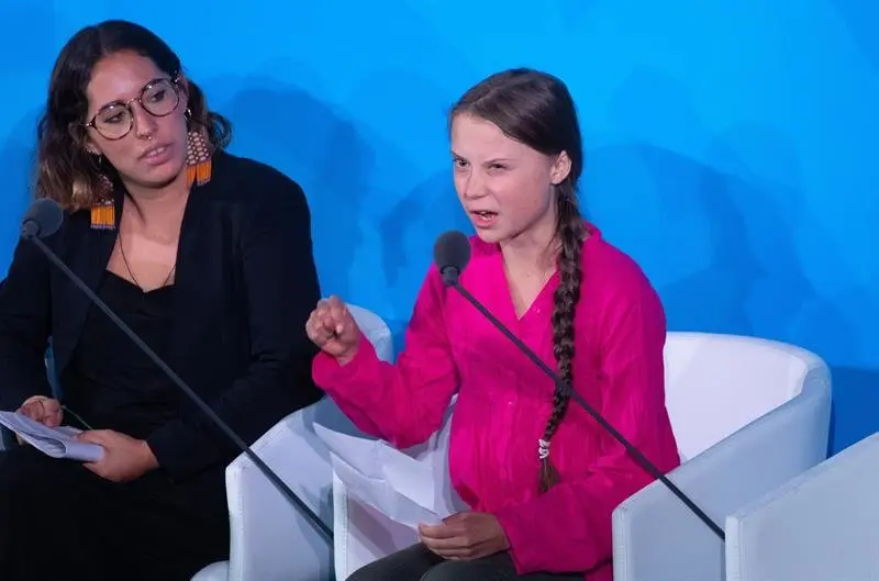La activista por el medioambiente Greta Thunberg.