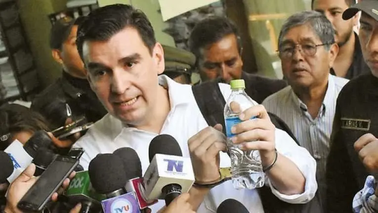 El alcalde de Cochabamba, Jos&eacute; Mar&iacute;a Leyes.