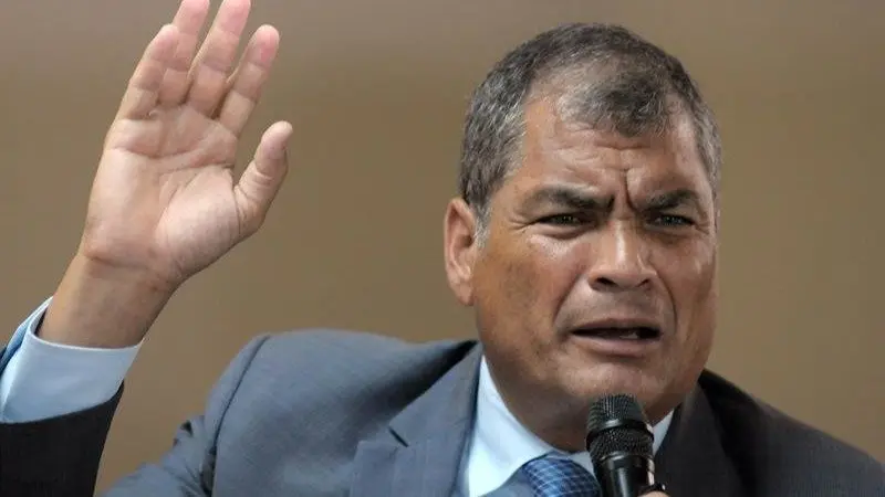 El expresidente de Ecuador Rafael Correa. ARCHIVO