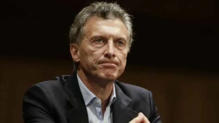 El presidente argentino, Mauricio Macri, durante una conferencia de prensa.