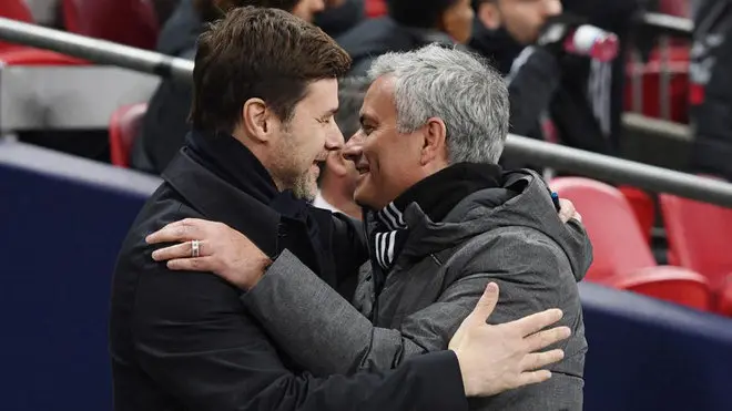 Pochettino y Mourinho, en un partido pasado. MARCA.COM