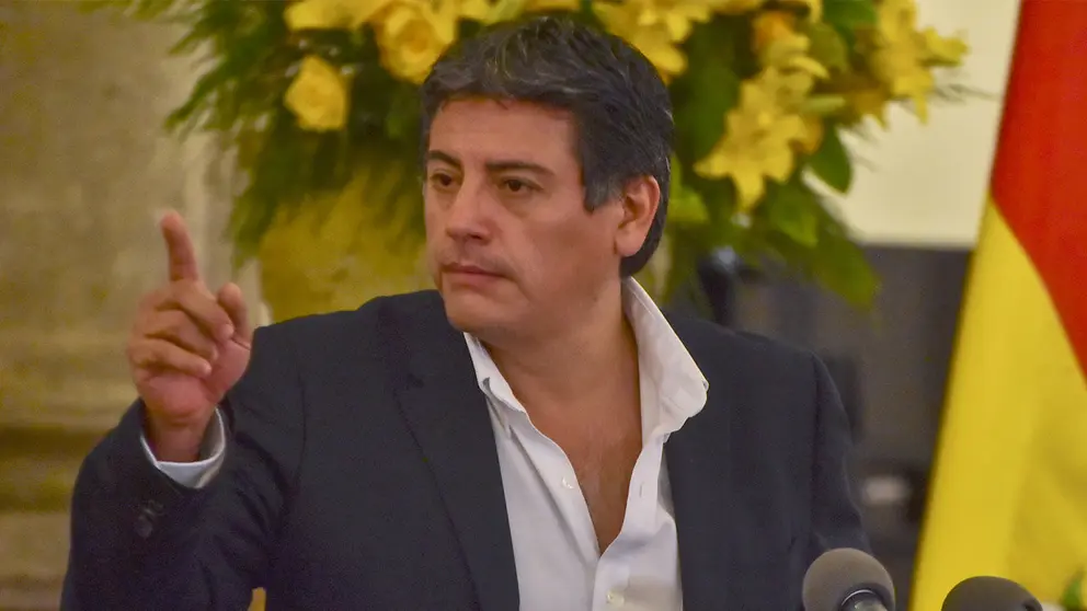 Jerjes Justiniano, exministro de la Presidencia. APG