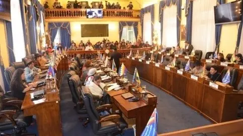Imagen referencial del Senado boliviano. ABI