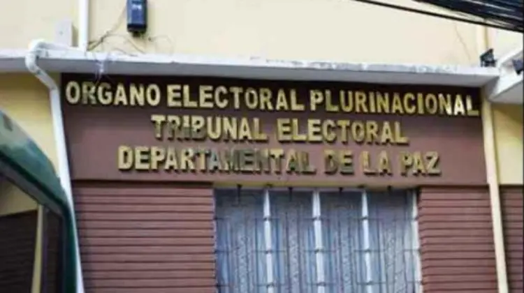 Tribunal Electoral Departamental de La Paz./ ARCHIVO