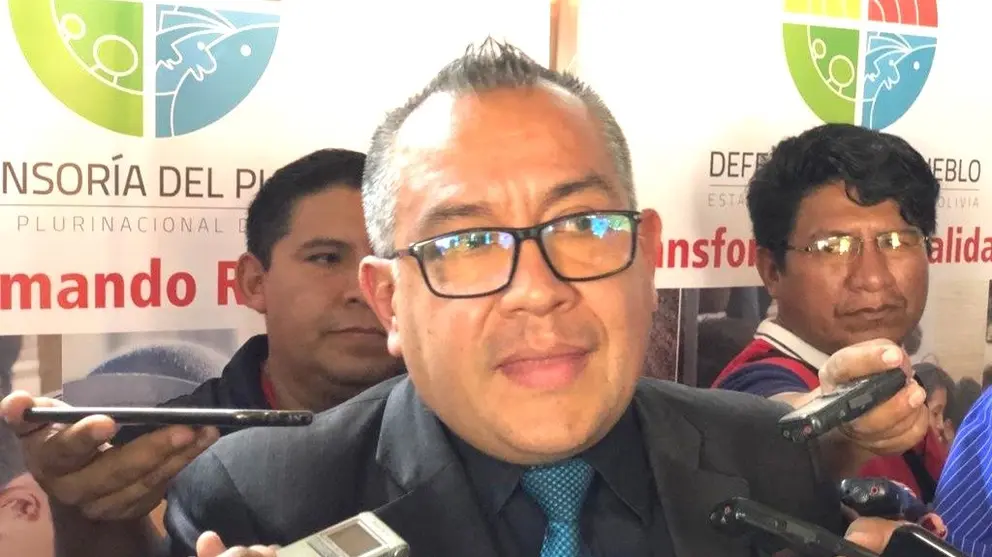Nelson Cox, defensor del Pueblo en Cochabamba. ARCHIVO