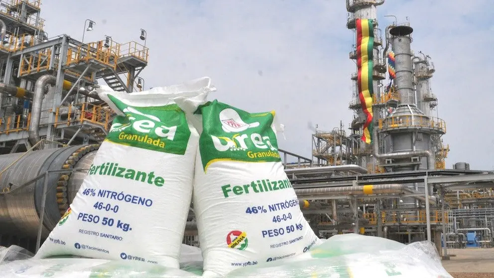 Una vista de la Planta de Urea ubicada en Bulo Bulo.  No&eacute; Portugal