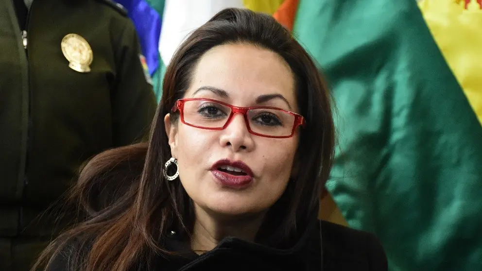 La exministra de Comunicaci&oacute;n del Gobierno transitorio y excandidata a Diputada por la alianza Creemos, Roxana Liz&aacute;rraga.