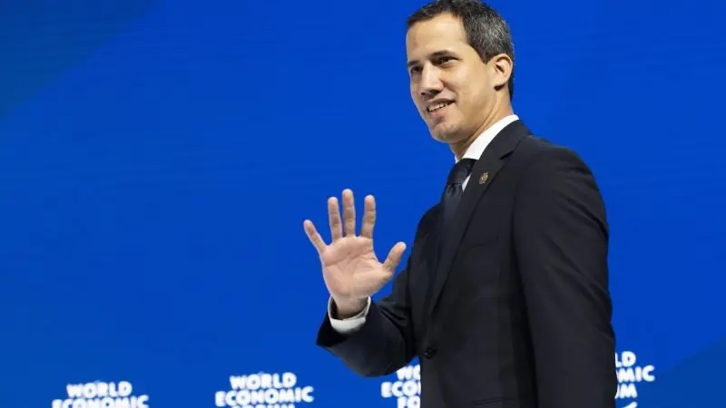 El presidente de la Asamblea Nacional de Venezuela, Juan Guaid&oacute;, participa en la 50&ordm; edici&oacute;n del Foro Econ&oacute;mico Mundial de Davos. EFE