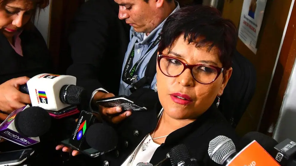 Heidi Gil, fiscal departamental de La Paz. APG