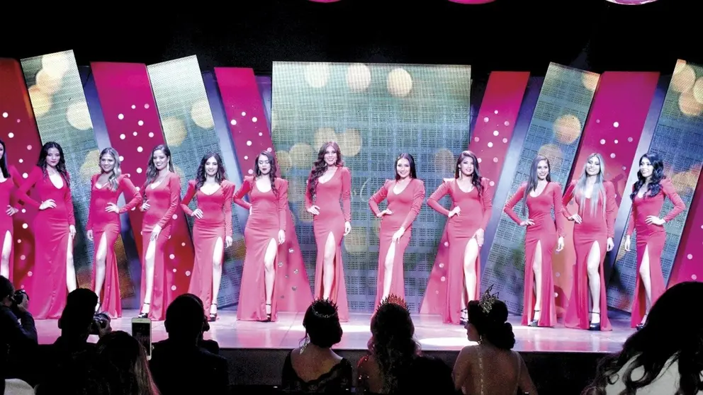 Candidatas al Miss Cochabamba 2020. NO&Eacute; PORTUGAL
