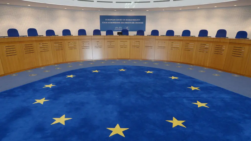 Sala del TEDH. Foto: EFE