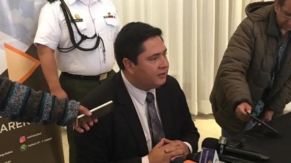 &Oacute;scar Mercado, ministro de Trabajo.