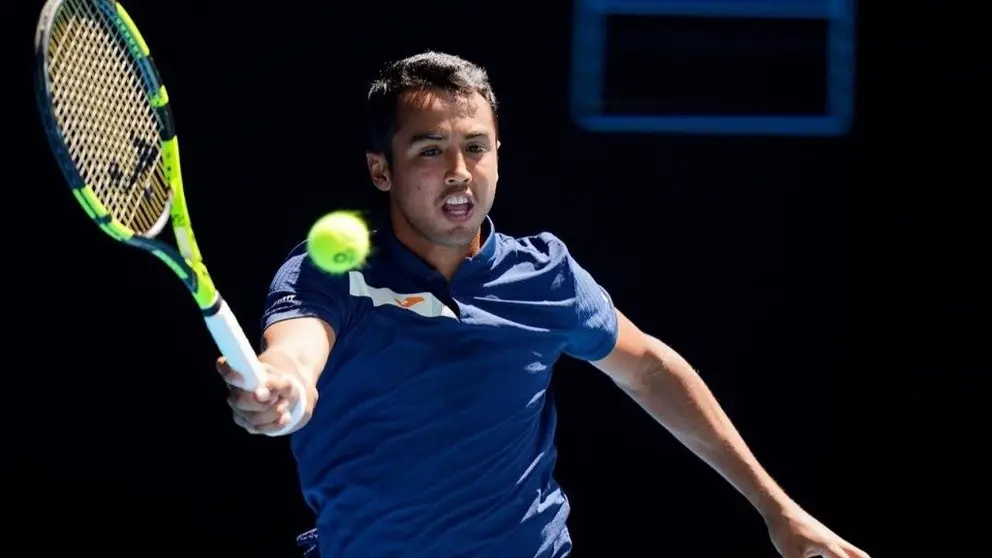Hugo Dellien, en un torneo pasado. EFE