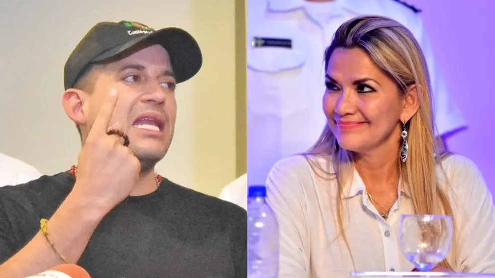 Luis Fernando Camacho y Jeanine &Aacute;&ntilde;ez.
