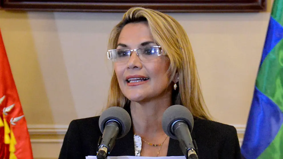 La presidenta de Bolivia, Jeanine &Aacute;&ntilde;ez. APG