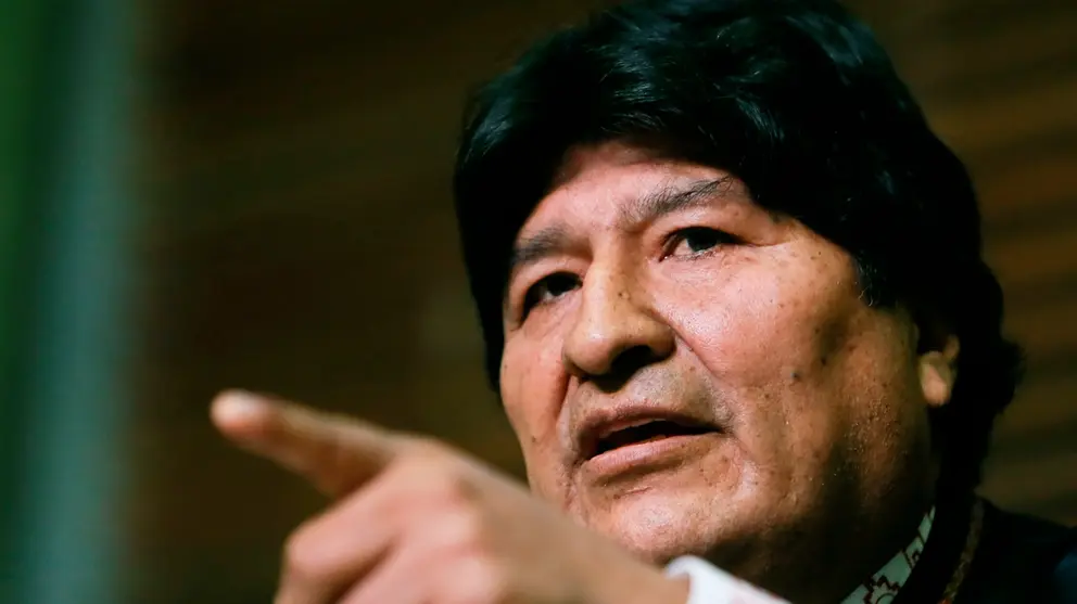 El expresidente Evo Morales, en Argentina.  EFE