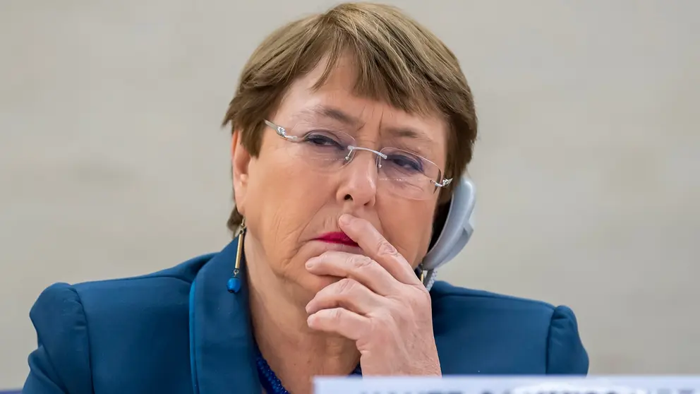 La alta comisionada de Naciones Unidas para los Derechos Humanos, Michelle Bachelet. EFE