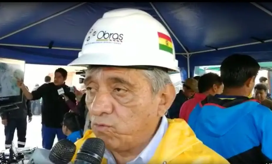 Iv&aacute;n Arias, exministro de Obras P&uacute;blicas. Foto: ABI