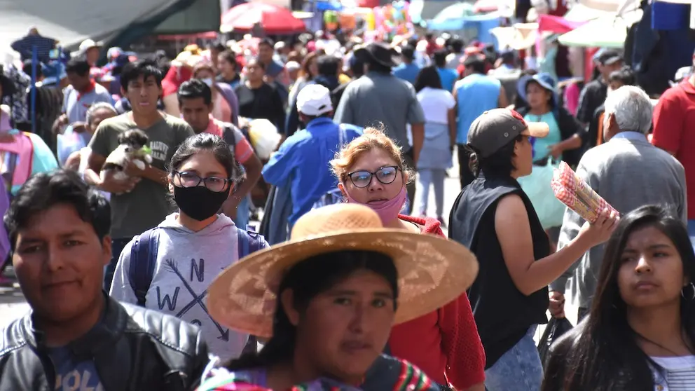 La zona del mercado la Cancha en Cochabamba. DICO SOL&Iacute;S