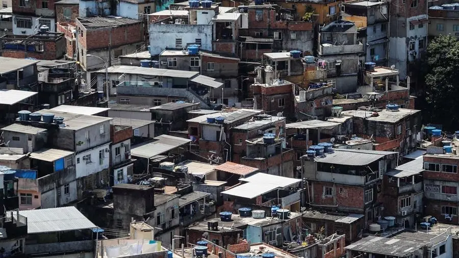 Una vista general de una favela, en R&iacute;o de Janeiro, Brasil. EFE