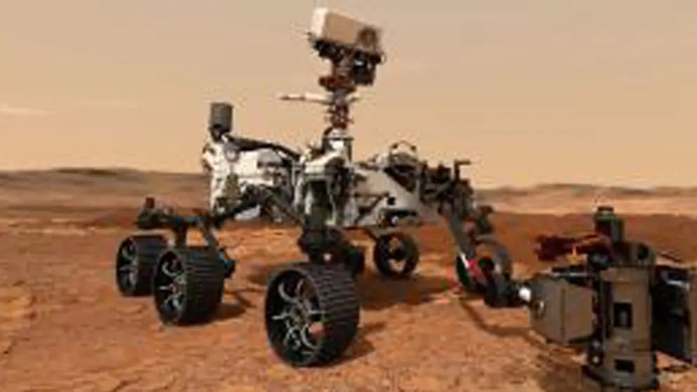 Perseverance, veh&iacute;culo de exploraci&oacute;n de la NASA. Foto: NASA