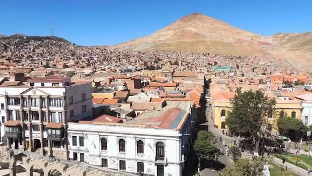 Una vista general de la ciudad de Potos&iacute;.