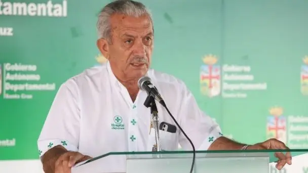 El secretario de Salud de la Gobernaci&oacute;n de Santa Cruz, &Oacute;scar Urenda.