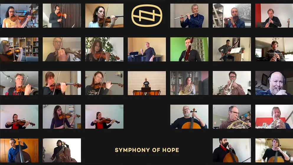 La Orquesta Nacional de B&eacute;lgica. Foto: Captura Vimeo