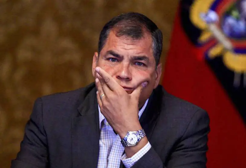 Expresidente de Ecuador, Rafael Correa.