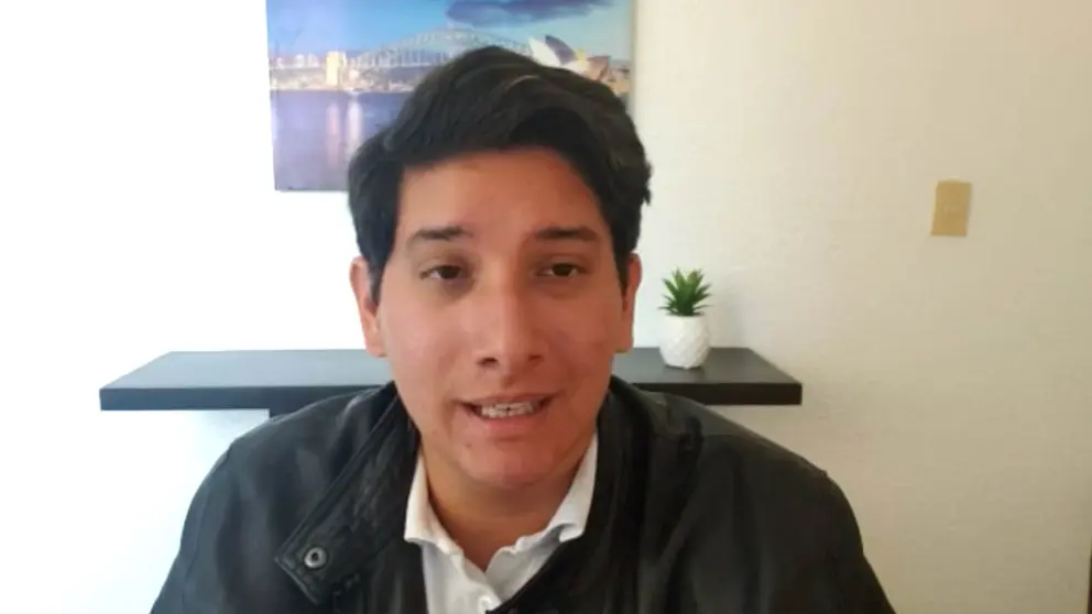 Leo Rosas, cantante boliviano. ARCHIVO
