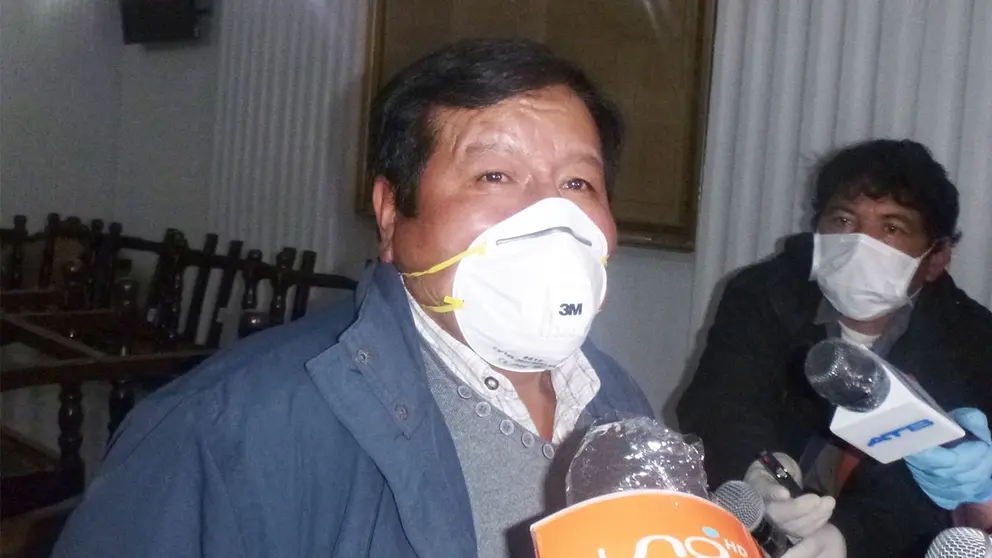 El alcalde de Coraima, Víctor Morales.