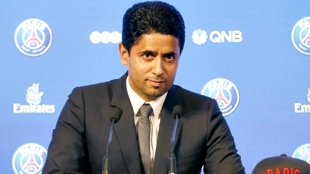 El presidente del París Saint-Germain (PSG), Nasser Al Khelaifi. EFE