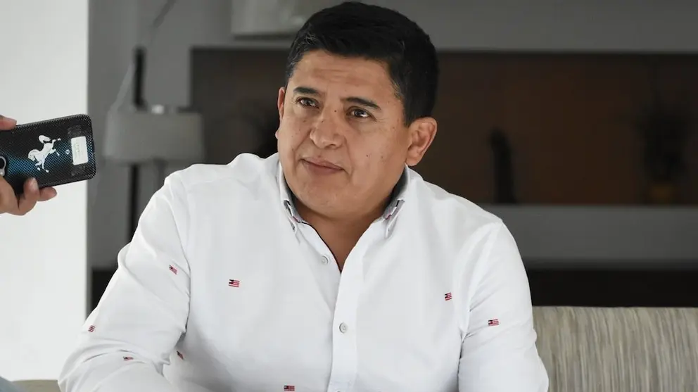 El presidente de Wilstermann, Grover Vargas. DIco Sol&iacute;s.