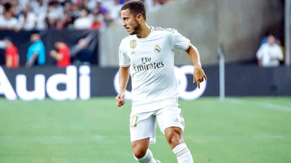 El futbolista belga, Eden Hazard, jugador del Real Madrid. EFE