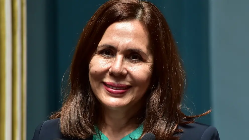 La excanciller Karen Longaric. APG
