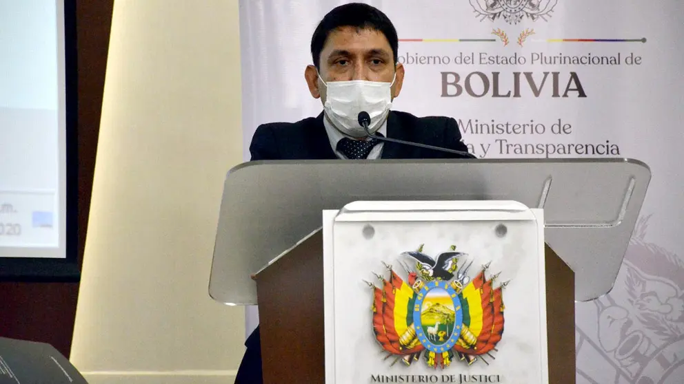 El viceministro de Transparencia Institucional y Lucha Contra la Corrupción, Guido Melgar.