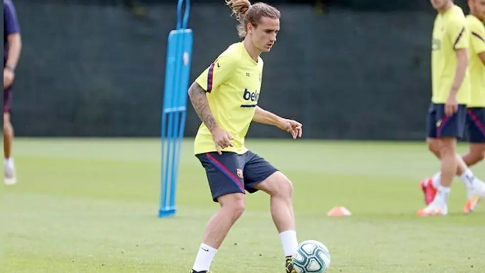 El francés del FC Barcelona, Antoine Griezmann. EFE