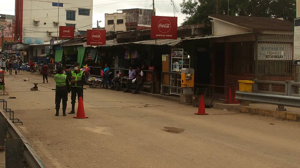 Fotograf&iacute;a referencial de algunas calles de Tarija durante la cuarentena. APG