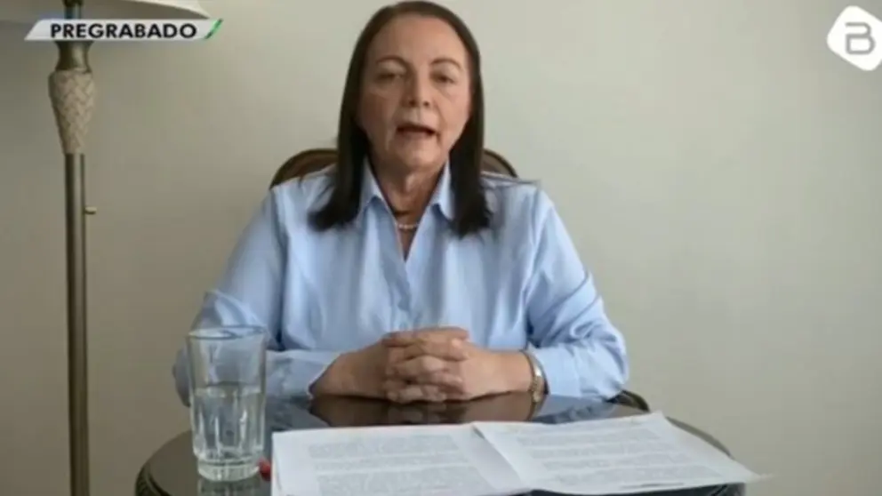  La ministra Eidy Roca, infectada con coronavirus.  Crédito- ABI