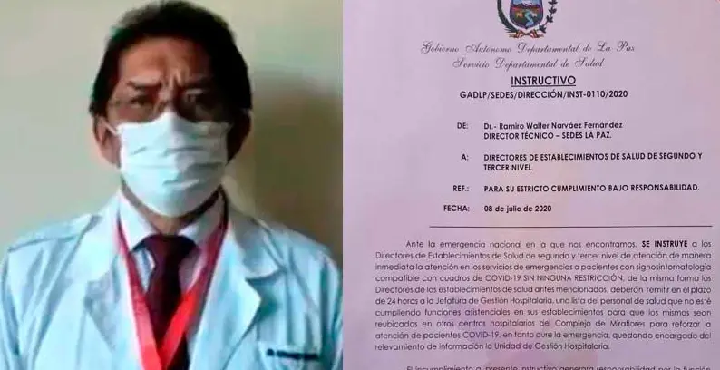 El ejecutivo sindical Fernando Romero. Erbol