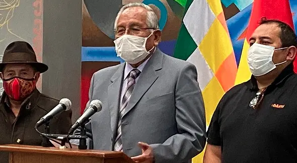 El ministro de Educaci&oacute;n, Deportes y Culturas, V&iacute;ctor Hugo C&aacute;rdenas. Prensa Palacio.