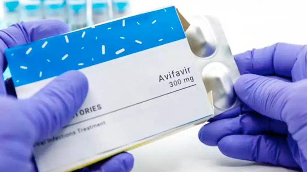 Foto referencial del medicamento Avifavir. INTERNET